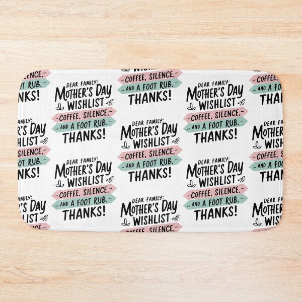 Item preview, Mom's Dream Wishlist: Minimalist Mother's Day Typography designed and sold by HahaHandlesHub.