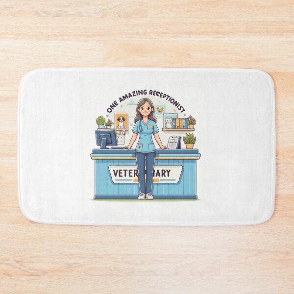 Item preview, One Amazing Veterinary Receptionist - Front Desk Hero designed and sold by TeesYouWant.