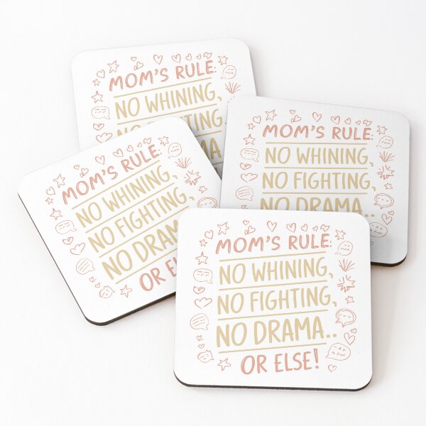 Item preview, Quirky Mom's Rule: Mother's Day Playful Typography designed and sold by HahaHandlesHub.