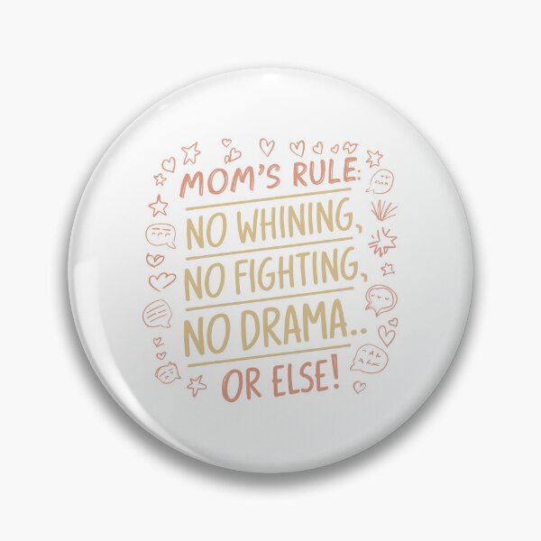 Item preview, Quirky Mom's Rule: Mother's Day Playful Typography designed and sold by HahaHandlesHub.