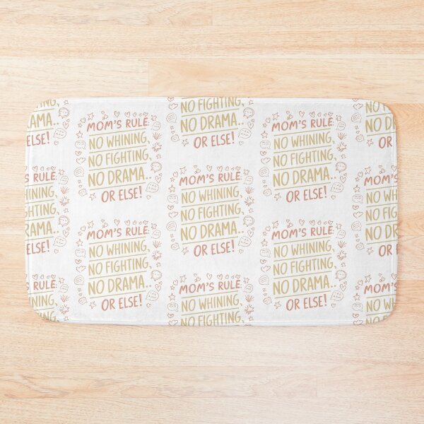 Item preview, Quirky Mom's Rule: Mother's Day Playful Typography designed and sold by HahaHandlesHub.