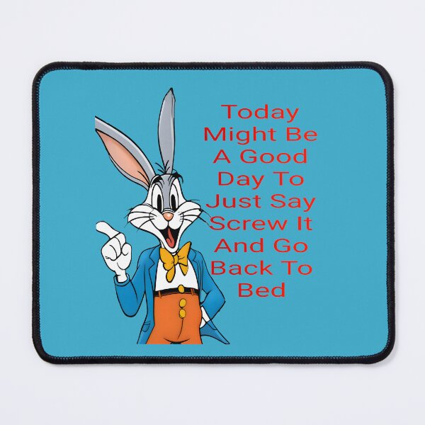 Item preview, Shruggs The Rabbit: Stay In Bed (No Background) designed and sold by Hall-O-Gram.