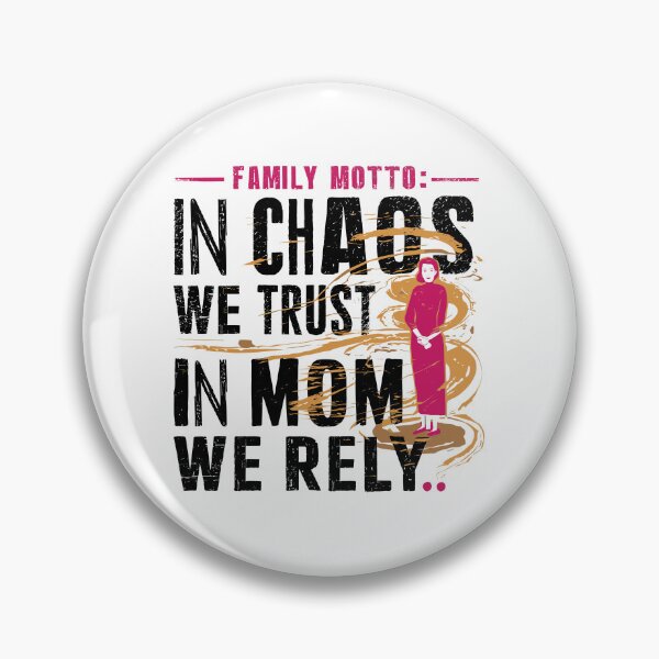 Item preview, Chaos & Calm: Mom's Strength in Typography Mother's Day Art designed and sold by HahaHandlesHub.