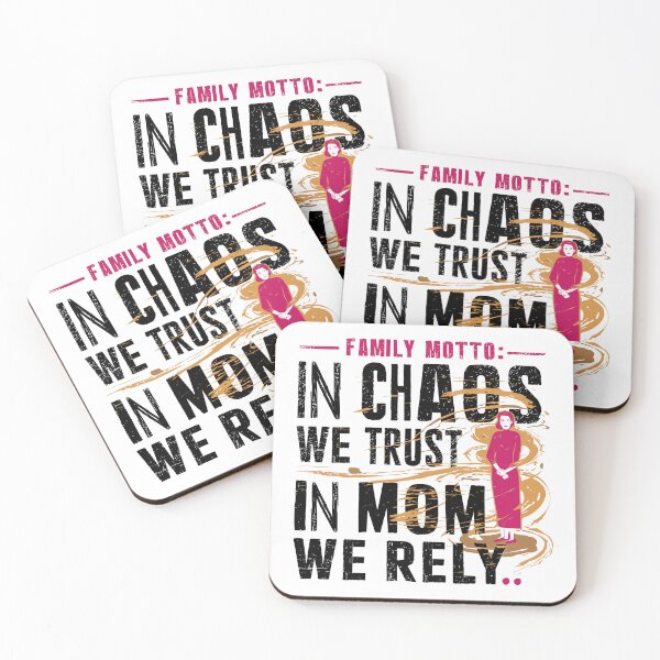Item preview, Chaos & Calm: Mom's Strength in Typography Mother's Day Art designed and sold by HahaHandlesHub.