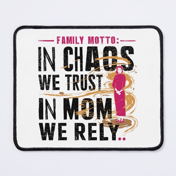 Item preview, Chaos & Calm: Mom's Strength in Typography Mother's Day Art designed and sold by HahaHandlesHub.