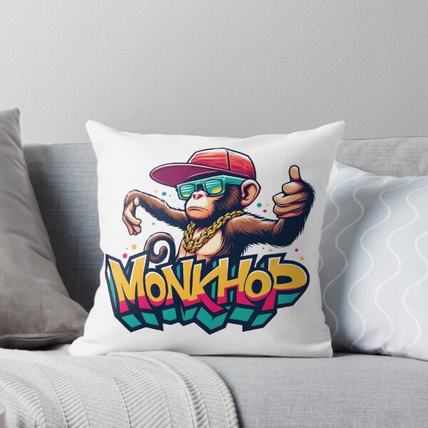 Item preview, Monkey PNG, Hip-Hop Graffiti Monkey Cartoon Shirt designed and sold by Ps_ Studio21.