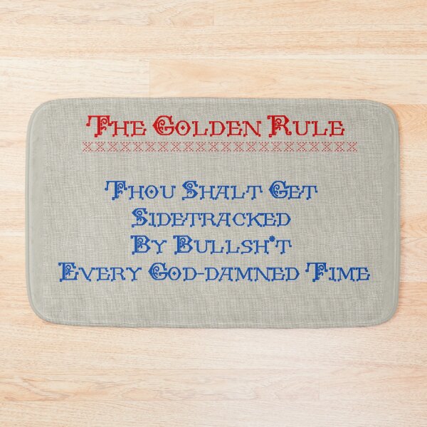 Item preview, The Golden Rule of Fallout Survival designed and sold by ClassyCrap.