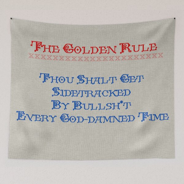 Item preview, The Golden Rule of Fallout Survival designed and sold by ClassyCrap.