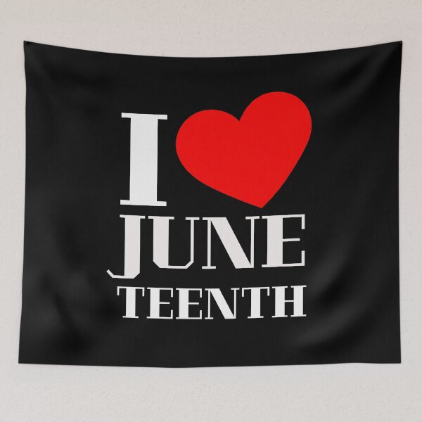 Item preview, I Love Juneteenth | I (Heart) Juneteenth Small Print designed and sold by RR-Arts.