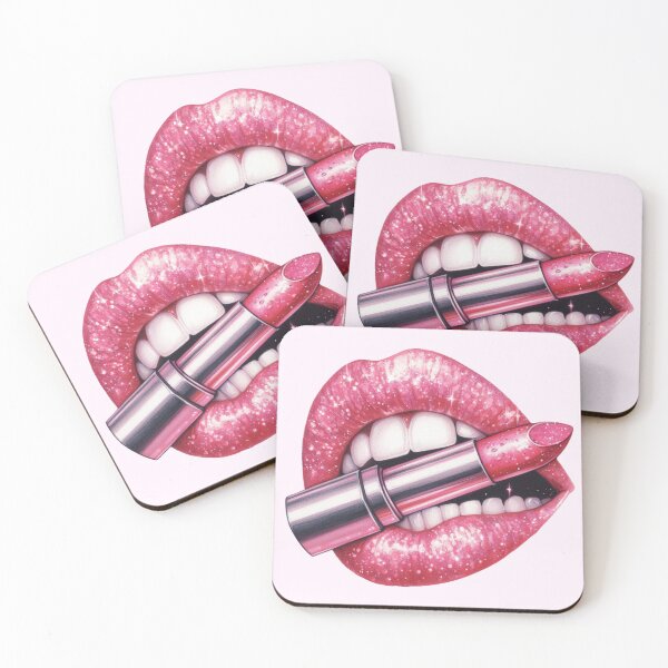 Item preview, Pink lipstick in shiny pink lips designed and sold by Margival.