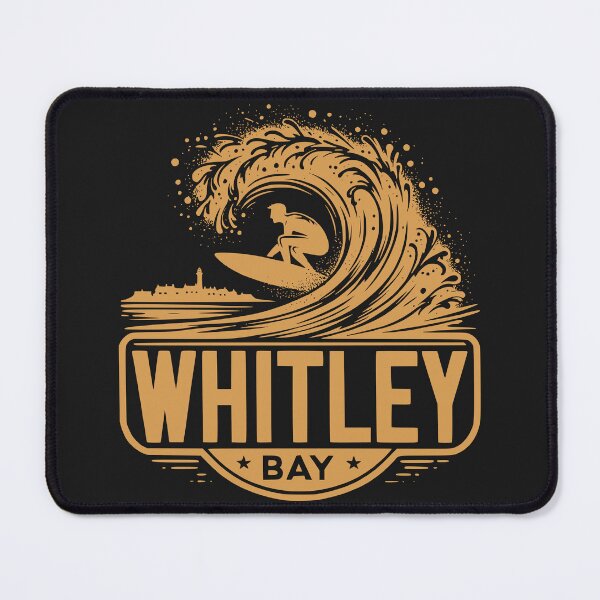 Item preview, Whitley Bay Surfing Silhouette designed and sold by MerchByCraig.