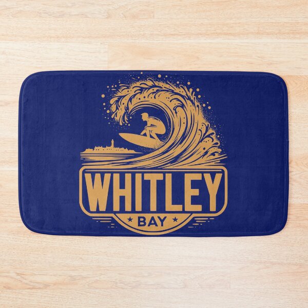 Item preview, Whitley Bay Surfing Silhouette designed and sold by MerchByCraig.