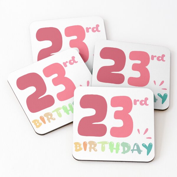 Item preview, Happy 23rd Birthday designed and sold by SimpleP.