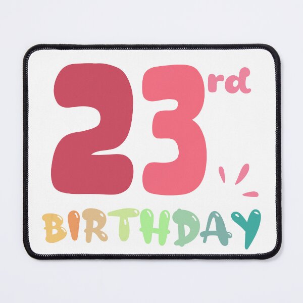Item preview, Happy 23rd Birthday designed and sold by SimpleP.