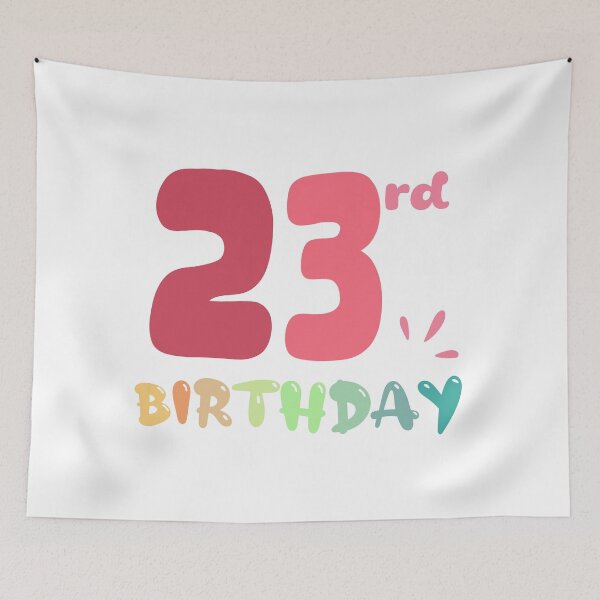 Item preview, Happy 23rd Birthday designed and sold by SimpleP.