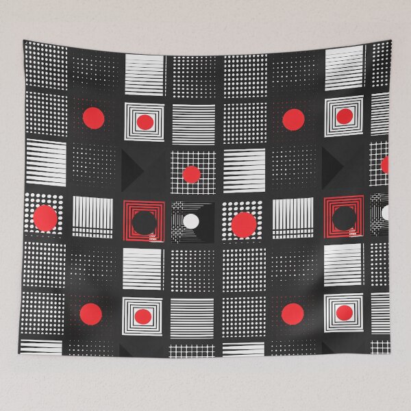 Item preview, Abstract Red Dot Patterns v1 | Phone case, Blanket, Cushion designed and sold by BuzzworthyShop.