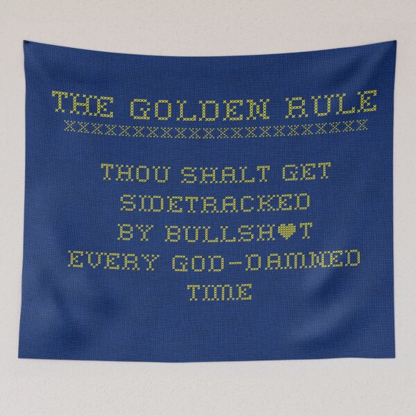 Item preview, The Golden Rule of Colourful Fallout Survival designed and sold by ClassyCrap.
