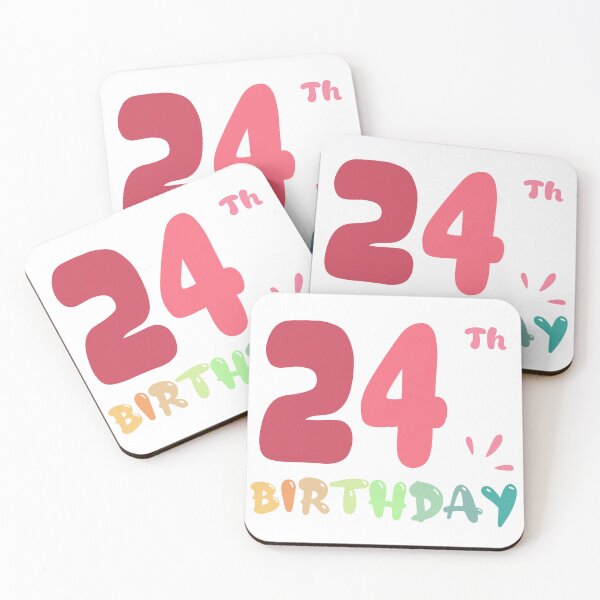 Item preview, Happy 24th Birthday designed and sold by SimpleP.