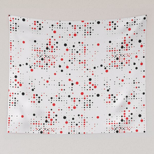 Item preview, Abstract Red Dot Patterns v2 | Phone case, Blanket, Cushion designed and sold by BuzzworthyShop.