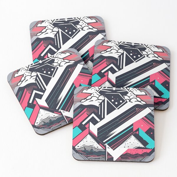 Item preview, Abstract mountain designed and sold by MatrixTattoo.