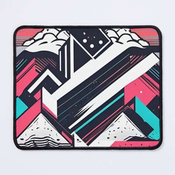 Item preview, Abstract mountain designed and sold by MatrixTattoo.
