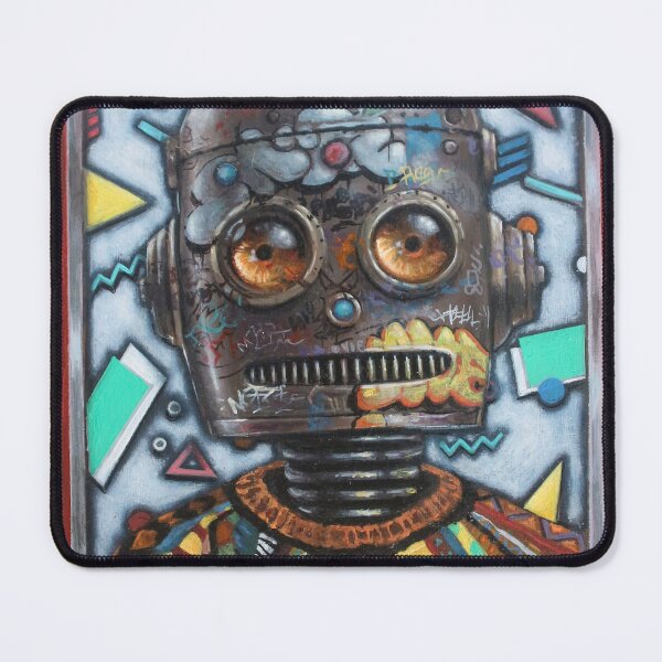 Item preview, Bot Flex Pt 2 | aka bender. Cute Cyborg Collection | Cute and Weird Surreal Visions | Bender Graffiti Machine  designed and sold by Tyler Tilley.
