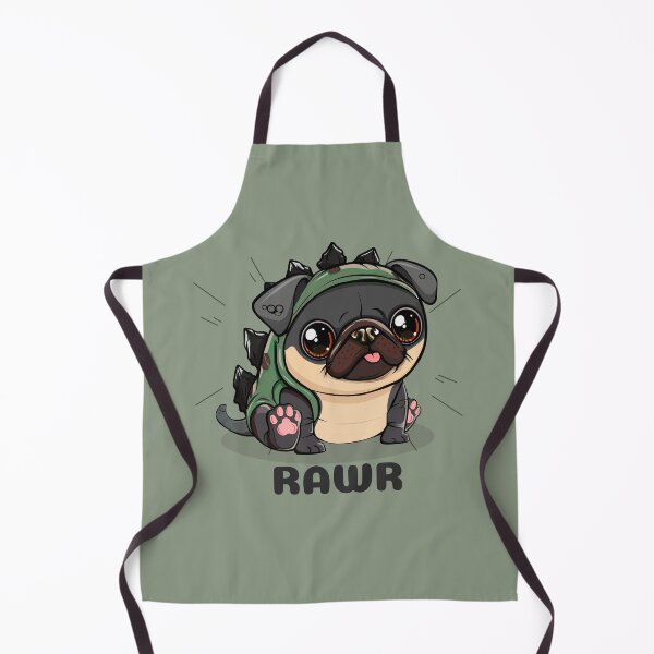Item preview, Cute Pug Dinosaur designed and sold by ThreadmyCanvas.