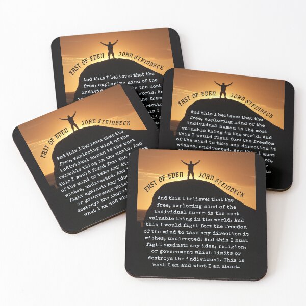 Item preview, John Steinbeck quote: And this I believe: that the free, exploring mind of the individual human is the most valuable thing in the world... designed and sold by artbleed.
