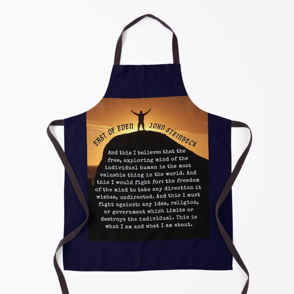 Item preview, John Steinbeck quote: And this I believe: that the free, exploring mind of the individual human is the most valuable thing in the world... designed and sold by artbleed.