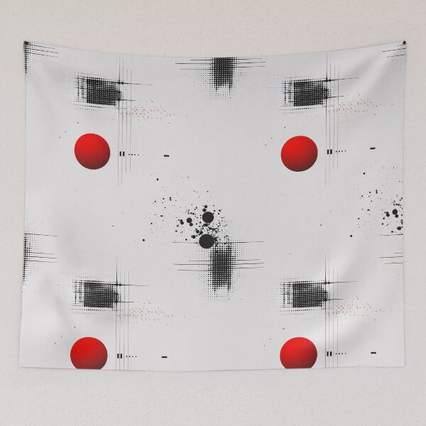 Item preview, Abstract Red Dot Patterns v4 | Phone case, Blanket, Cushion designed and sold by BuzzworthyShop.