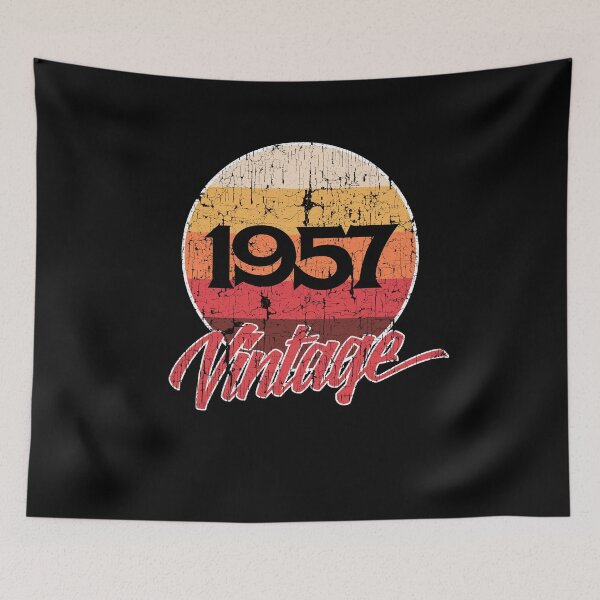 Item preview, Vintage 1957 50s 61th Birthday Tee for Mom Dad Uncle designed and sold by roarr.