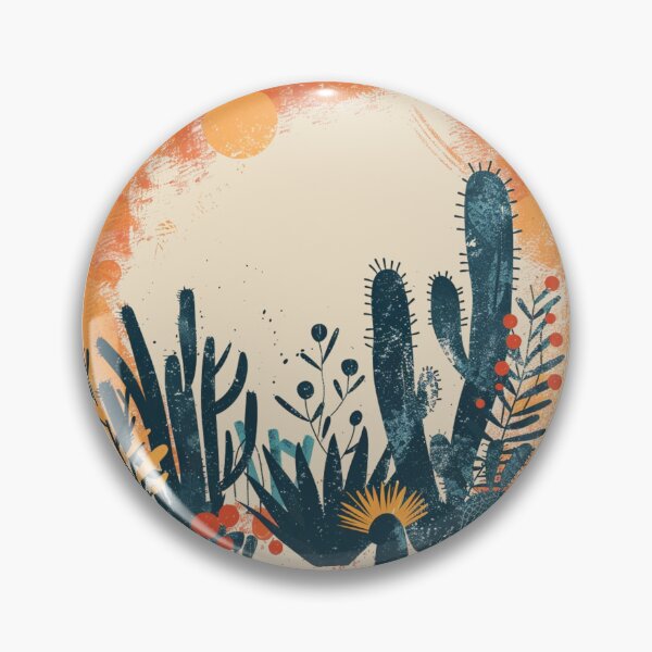 Item preview, Cactus Desert Circle designed and sold by SociallyRemoved.