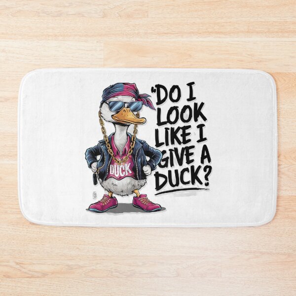 Item preview, DO I LOOK LIKE I GIVE A DUCK? - COOL FUNNY DUCK  designed and sold by justyna-s28.