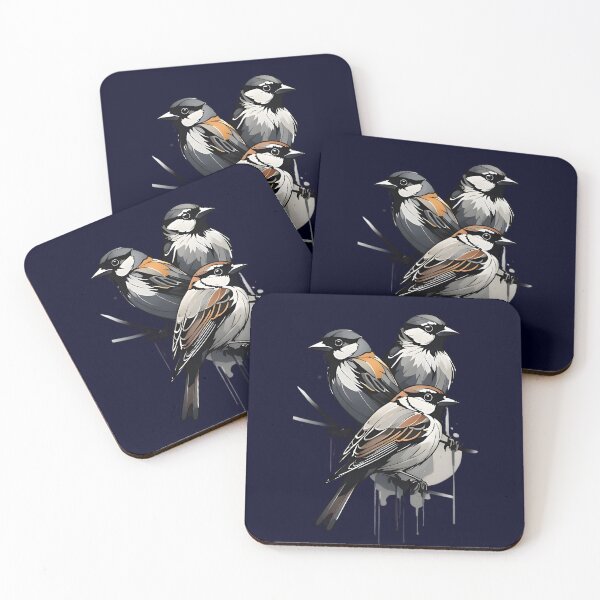 Item preview, Serene Sparrows designed and sold by alacaz.