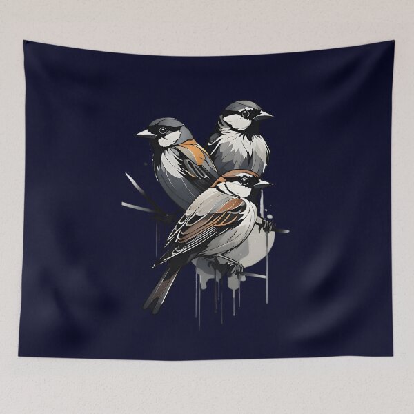 Item preview, Serene Sparrows designed and sold by alacaz.