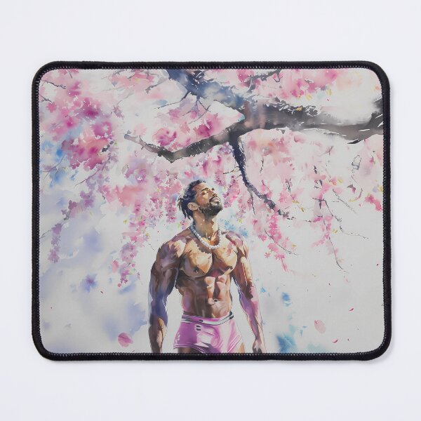 Item preview, Blossoming Strength: Majestic Sakura and Man - GayDoodles Art designed and sold by GayDoodles.
