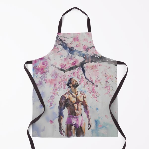 Item preview, Blossoming Strength: Majestic Sakura and Man - GayDoodles Art designed and sold by GayDoodles.