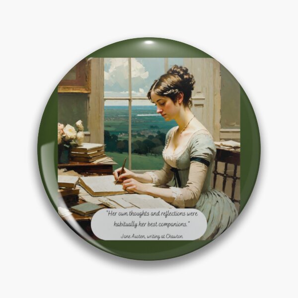 Item preview, Jane Austen Writing at Chawton designed and sold by LiteraryLoves.