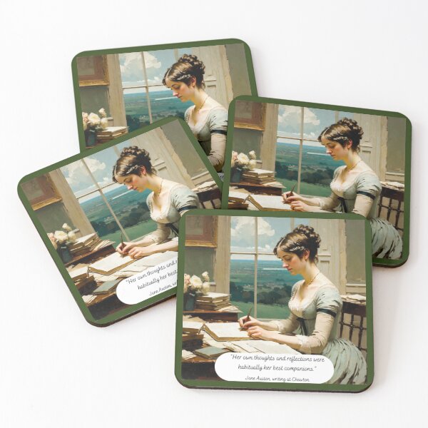 Item preview, Jane Austen Writing at Chawton designed and sold by LiteraryLoves.