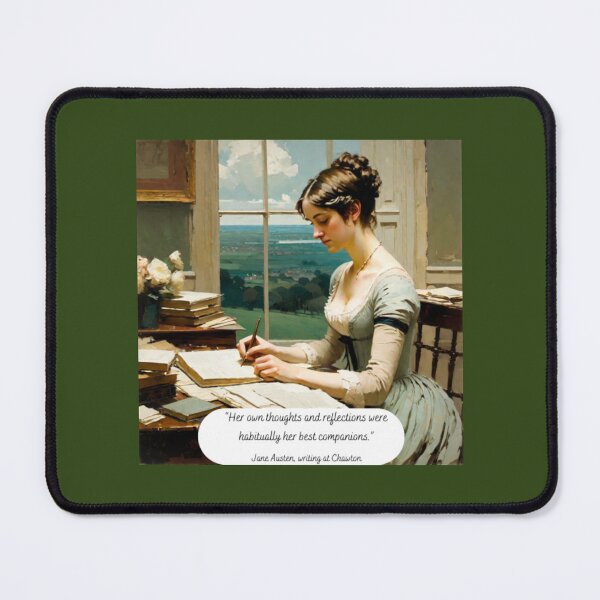 Item preview, Jane Austen Writing at Chawton designed and sold by LiteraryLoves.