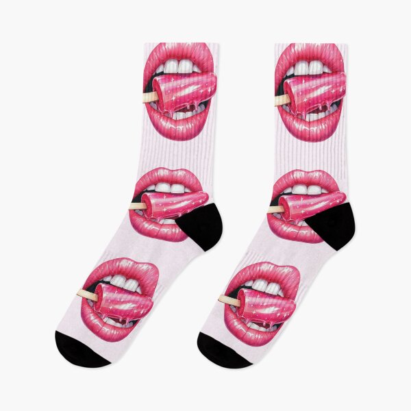 Item preview, Pink ice lollipop in shiny pink lips designed and sold by Margival.