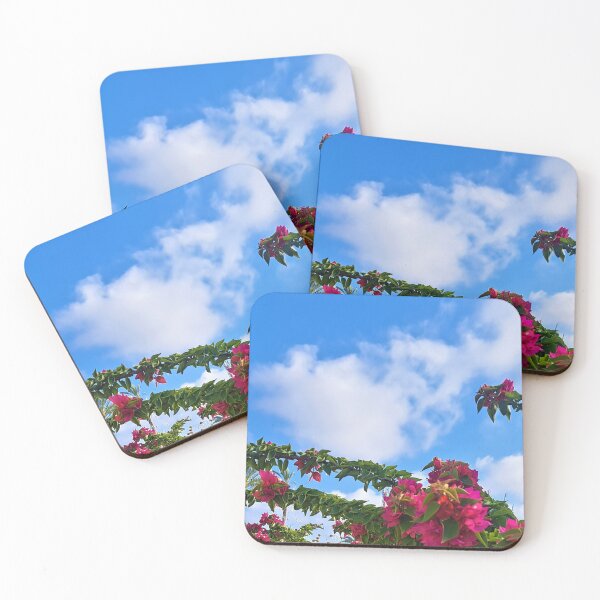 Item preview, Red flower  in blue skay designed and sold by sadeek1021953Ss.