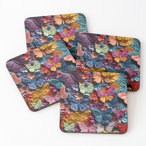 Item preview, Impasto Butterflies designed and sold by Pixel-Lair.