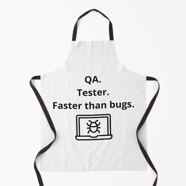 Item preview, QA. Tester. Faster than bugs. designed and sold by maggiesens.