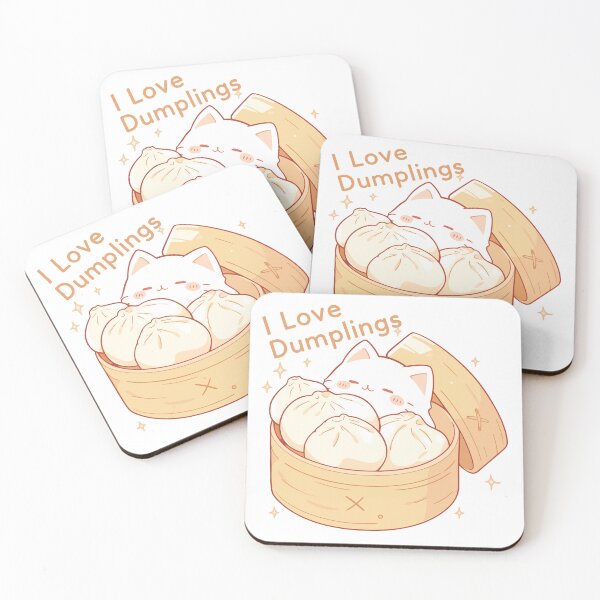 Item preview, Cat I love Dumplings designed and sold by myanko.