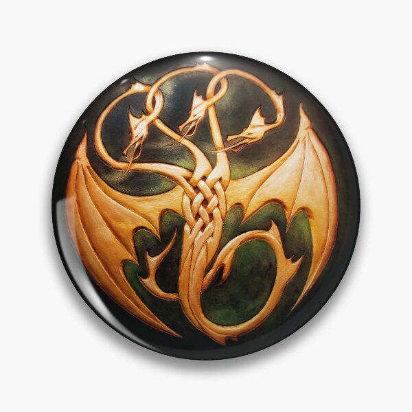 Item preview, Green-Gold Targaryen Dragon designed and sold by FaunoFae.