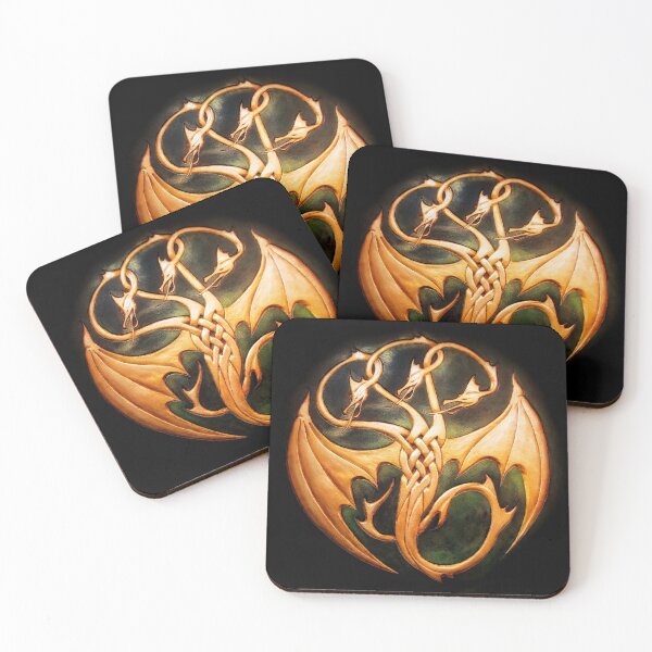 Item preview, Green-Gold Targaryen Dragon designed and sold by FaunoFae.