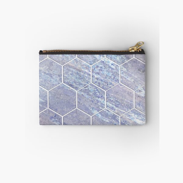 Item preview, Botanico Porpora - purple marble hexagons designed and sold by marbleco.
