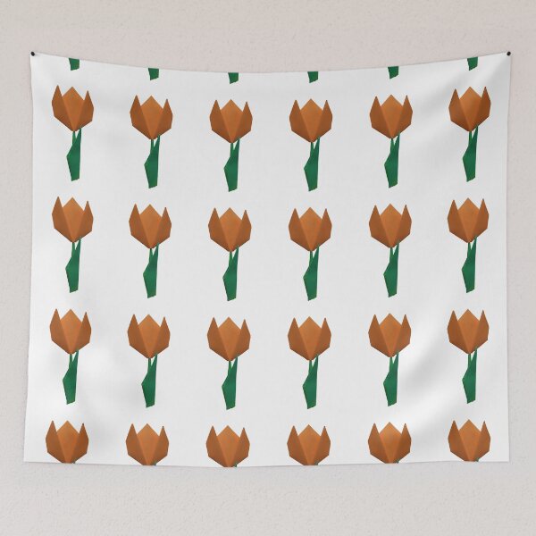 Item preview, tulip town, tulip, spring flower, early spring flower, origami, origami work designed and sold by colorgallery11.