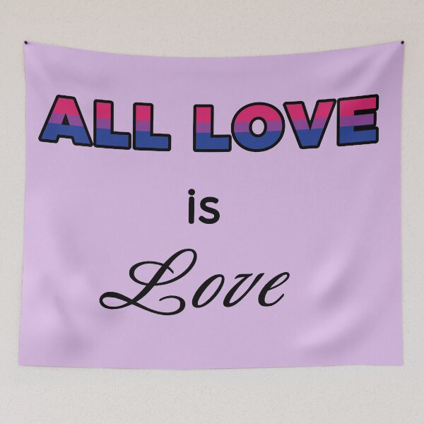 Item preview, Todo amor es amor: bisexual designed and sold by RayRayViolet.